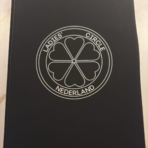 Notitieboekje zwart, met logo LCNL