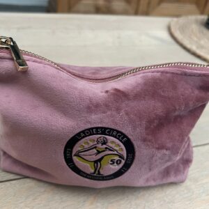Velvet Accessory Bag- roze
