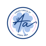 LCde Aa Logo (Ronde Sticker) - transparant