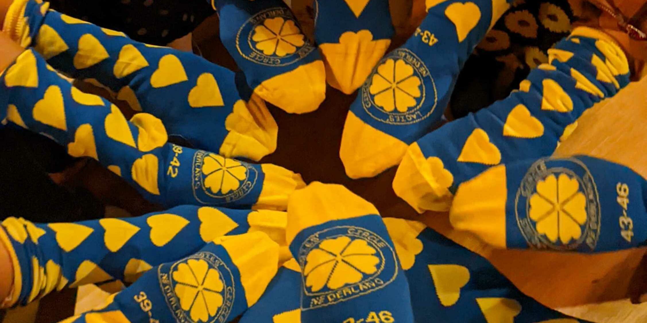 Ladies Circle Venlo Sokkenactie Oekraine maart 2022