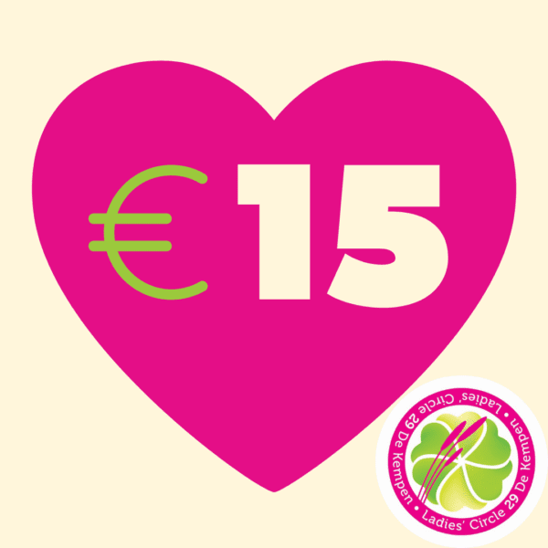 Donatie 15 euro